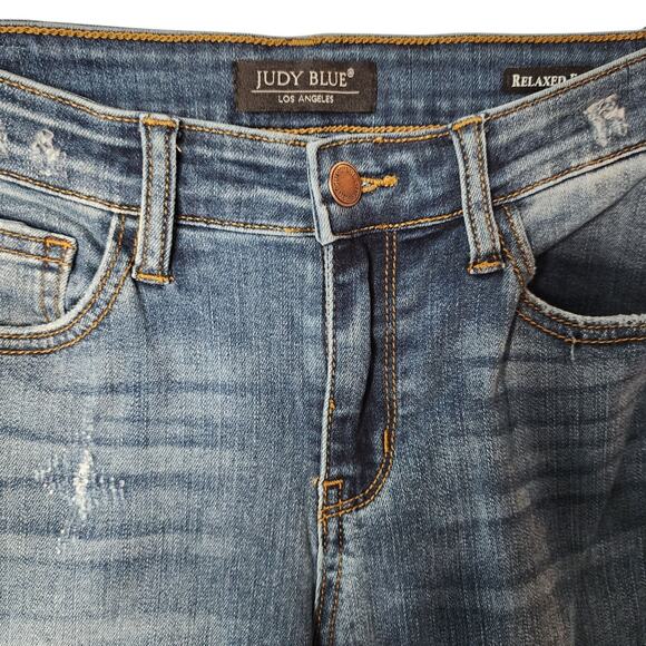 Judy Blue Relaxed Fit Jeans JB8271DK Medium Wash Women’s Size 9/29 - Picture 4 of 8